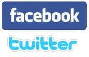 Twiiter and Facebook